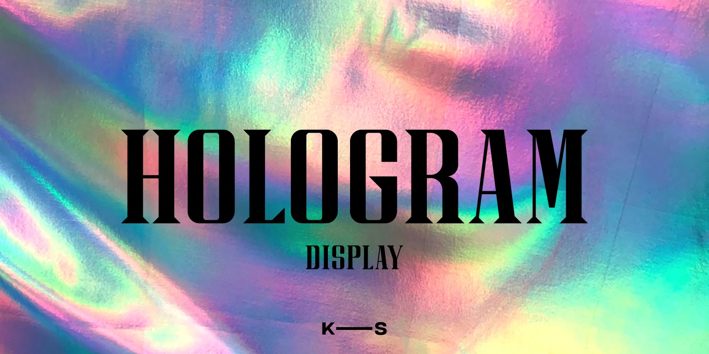 Font Hologram
